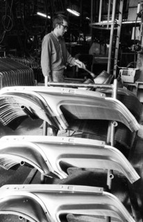 Manual labour in the car industry
