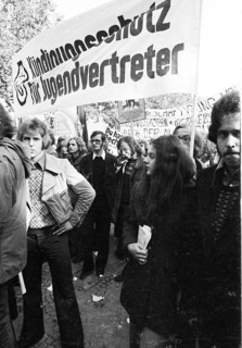 A demonstration initiated by the German Federation of Trade Unions