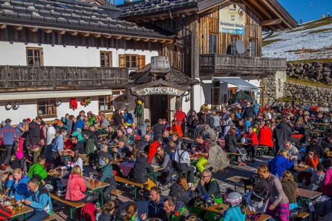 Speck-Alm mountain inn and apres-ski hut