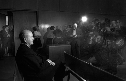 In the trial about the Dora concentration camp in front of the Essen Regional Court on 17 November 1967