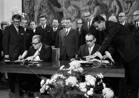 As part of the SPD/FDP coalition's policy of detente