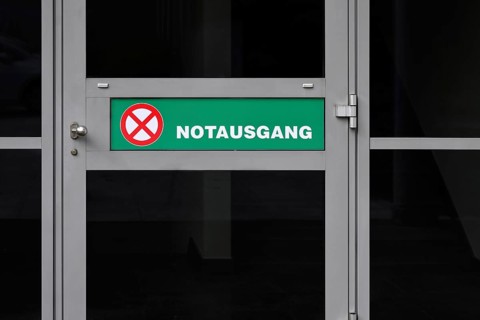 Door Sign Emergency Exit