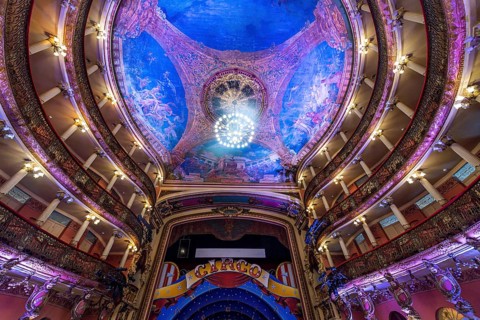 Beautiful interior of the Amazon theatre