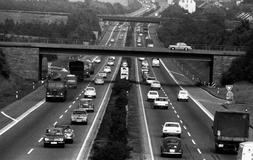 Traffic on the Ruhrschnellweg