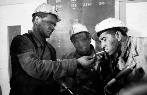 Nine miners of the Emil Emscher colliery were buried on 2. 10. 1969