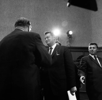 The re-election of North Rhine-Westphalia's state premier Franz Meyers
