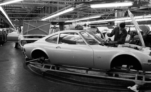 Manual labour in the car industry