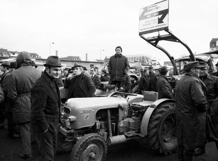 With tractors