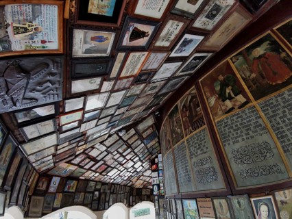 Votive tablets in the circuit around the Chapel of Grace in Altoetting