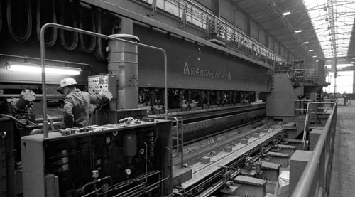 The Thyssen pipe mill