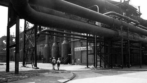The Oxygen steelworks Phoenix of Hoesch AG on 25. 7. 1973 produced steel. Today
