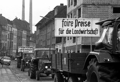 With tractors