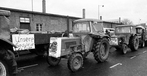 With tractors