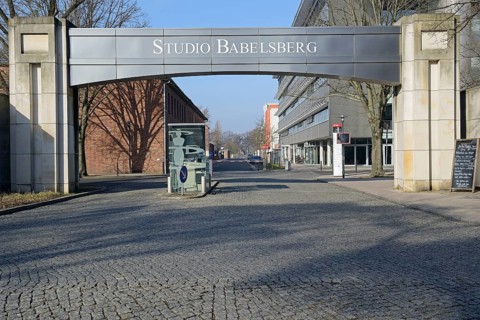 Main entrance to the film studios in Potsdam Babelsberg