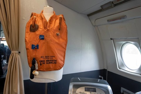 Russian life jacket in the "Lady Agnes"