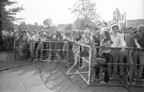 Election campaign appearances in 1969 by the radical right-wing NPD