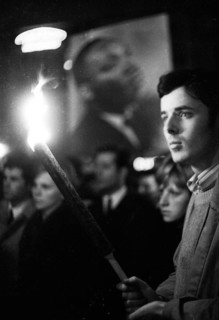 Students and professors of the University of Bonn reacted with mourning and protest to the assassination of Martin Luther King in the USA on 5 April 1968 in Bonn