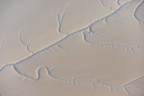 Aerial view of the Muehlenberger Loch