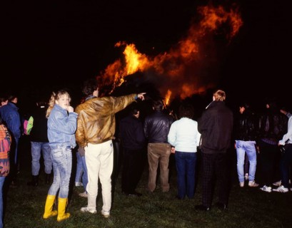 Ruhr area. Easter fire 1990