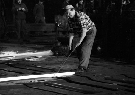 The production of steel products
