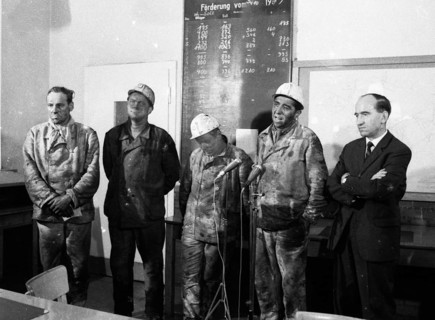 Nine miners of the Emil Emscher colliery were buried on 2. 10. 1969