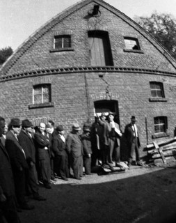 The auction of a bankrupt farm on 22. 09. 1971 in Greven in Muensterland