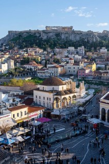 View of the Old Town of Athens