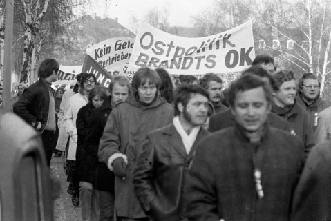 The NPD's right-wing radical action Resistance was a nationwide response to Willy Brandt's 1970 policy of understanding with the East