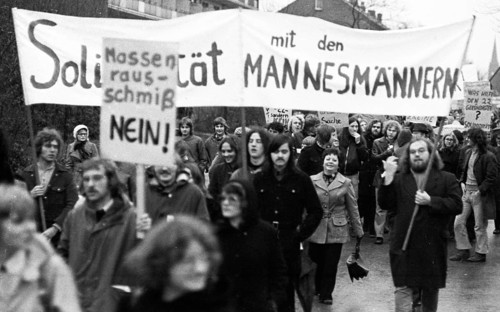 The dismissal of workers at the Mannesmann factory after a spontaneous strike not led by the union provoked protests by Mannesmann workers in Duisburg and other locations on 7 November 1973 and solida...