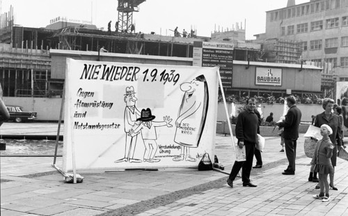 The anti-war day celebrated by trade unions and other democratic organisations was the day of Hitler's entry on 1. 9. 1939