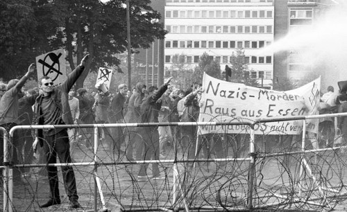 During the election campaign of the right-wing National Democratic Party of Germany