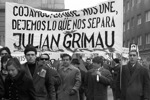 Spanish guest workers and German students demonstrated in Bonn in 1970 against the oppression of the Franco dictatorship