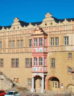 Bay window on the Joachim-Ernst-Bau