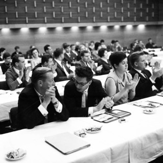 Dialogue in Germany was the motto of a conference of youth associations from East and West in June 1966 in the town hall in Oberhausen