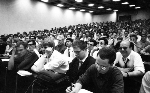 Congress of the student organisation SDS Sozialisischer Deutscher Studentenbund at the University of Frankfurt/M. on 22. 5. 1966