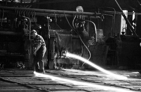 The production of steel products