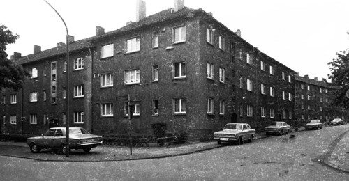 The residents of this old housing estate in a district of Bottrop complain
