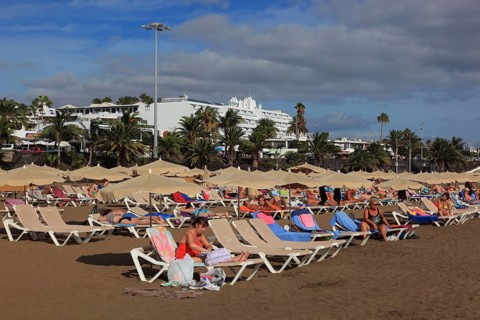 Beach near Puerto del Carmen