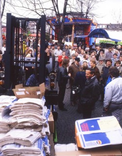 Bonn. DGB demonstration on section 116 on the right to strike on 17. 4. 1986
