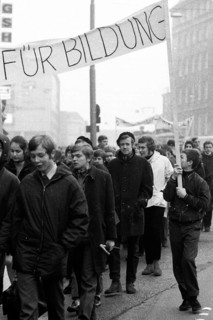 Students in the Ruhr area in the years 1965 to 1971 demonstrated in the Ruhr cities of Dortmund