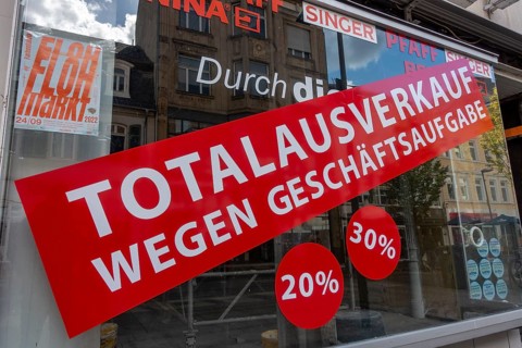 Total sale due to business closure
