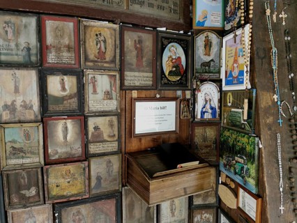 Votive tablets in the circuit around the Chapel of Grace in Altoetting