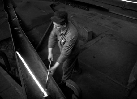 The production of steel products