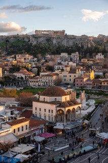 View of the Old Town of Athens