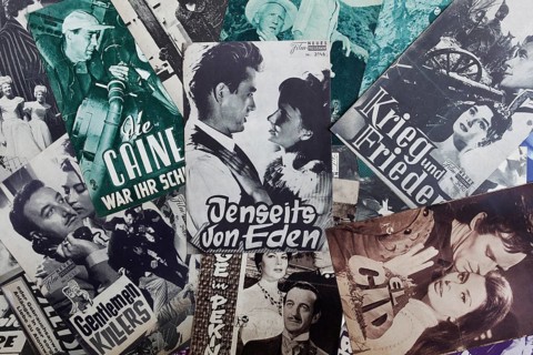 Printed programmes of 1960s cinema films