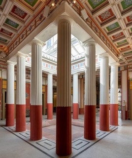Inner courtyard of the Pompejanum in Aschaffenburg