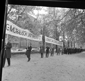 Those who support the Vietnam War betray the gospel of love. Pastors protest. With these slogans and sometimes wearing their robes