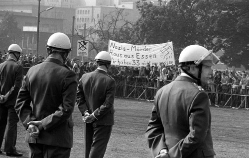 Election campaign appearances in 1969 by the radical right-wing NPD