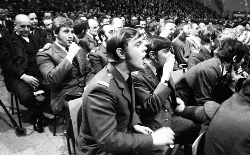 The protest of the police