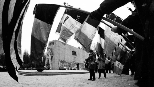 The traditional tribute to murdered Nazi victims on Good Friday 1945 in Rombergpark in Dortmund is also a demonstration